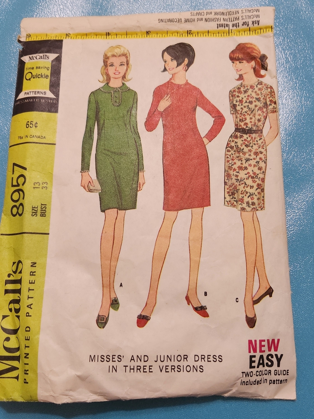 Women's Shift Dress Pattern - Vintage Style